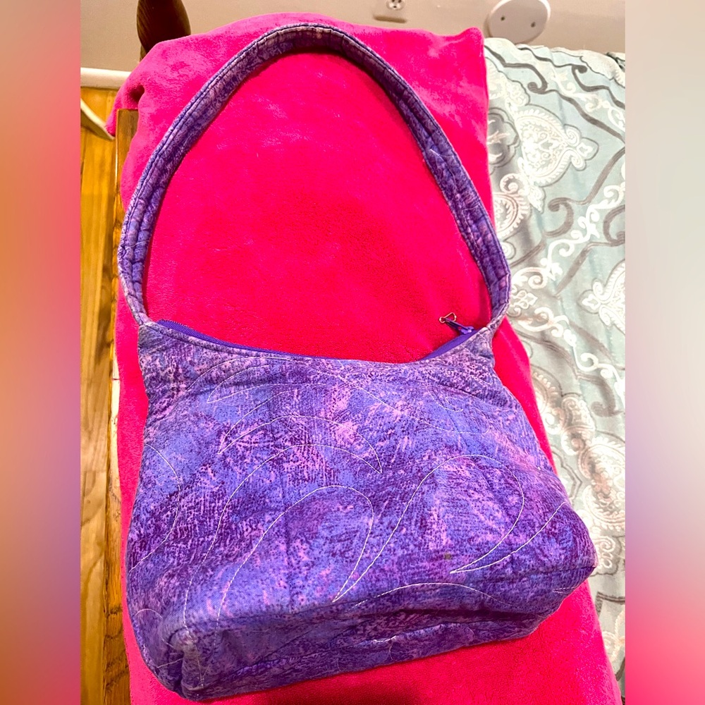 Handmade Purple Handbag